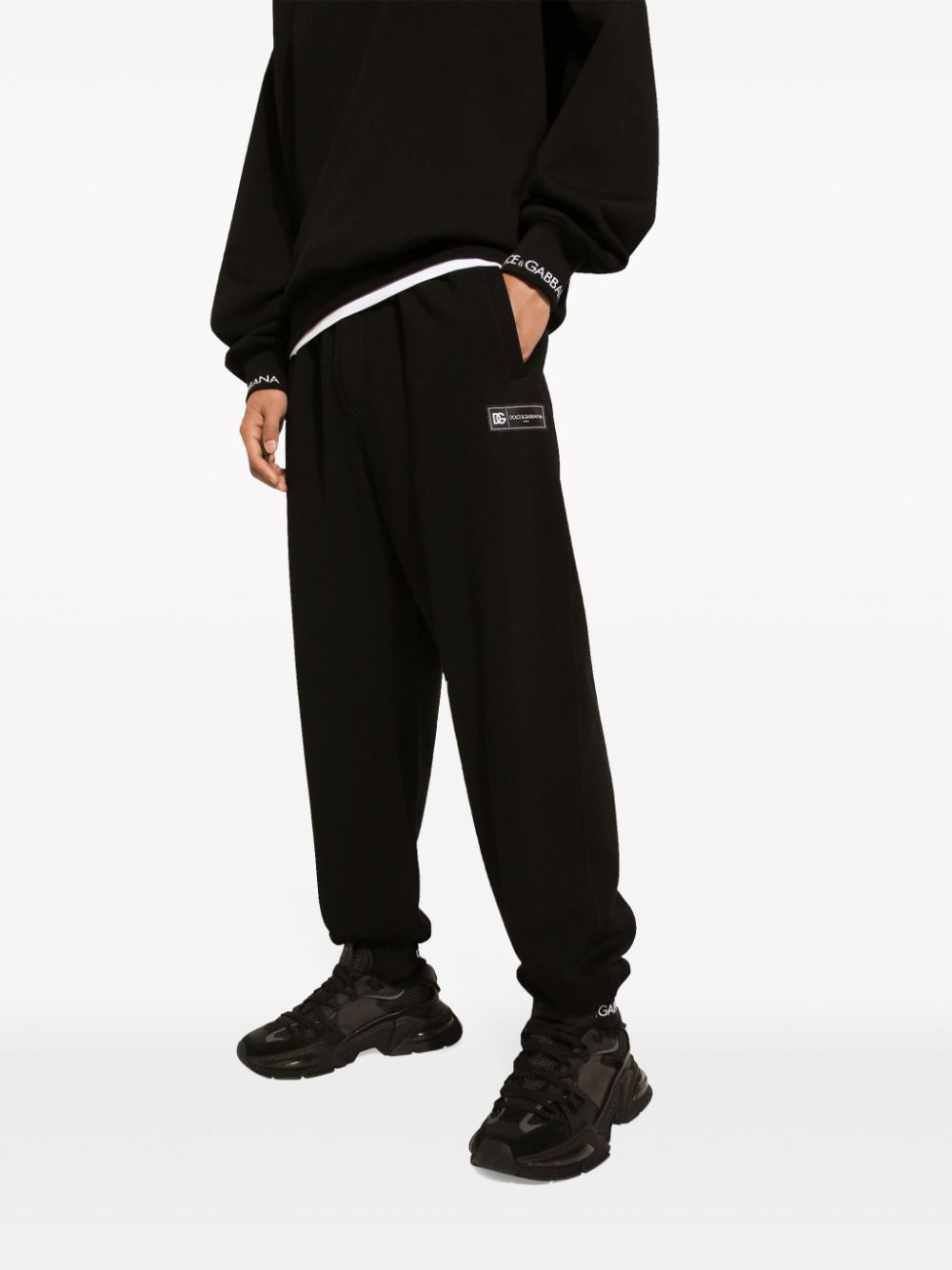 Dolce & Gabbana Logo Band Cotton Joggers