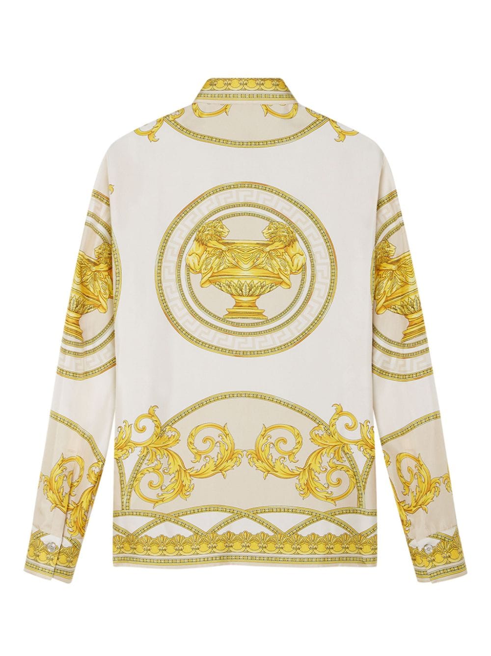 Versace SIlk Barocco Print Shirt