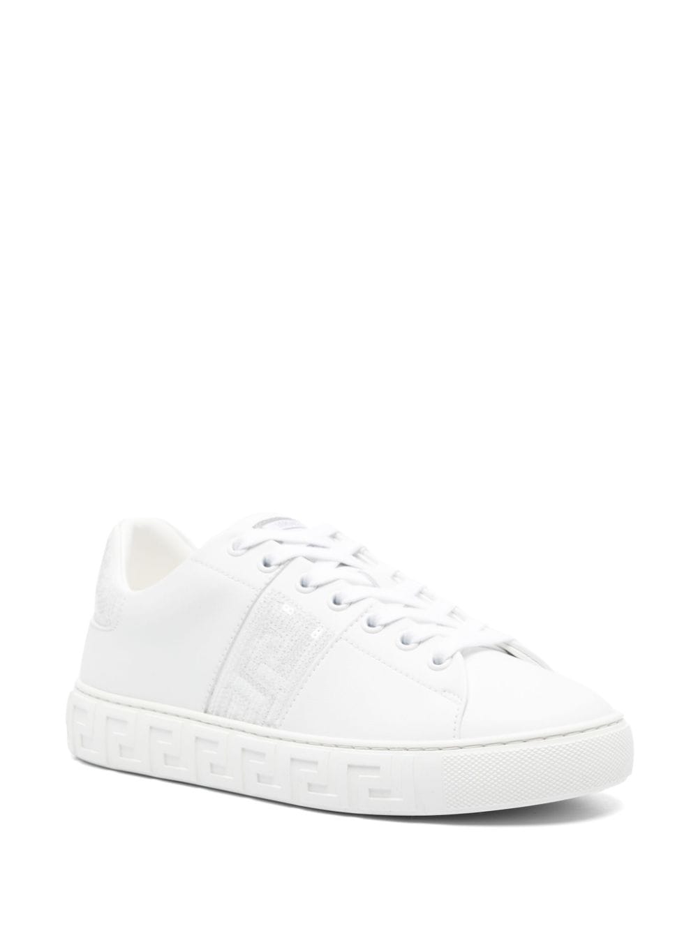 Versace Sequin Greca Sneakers