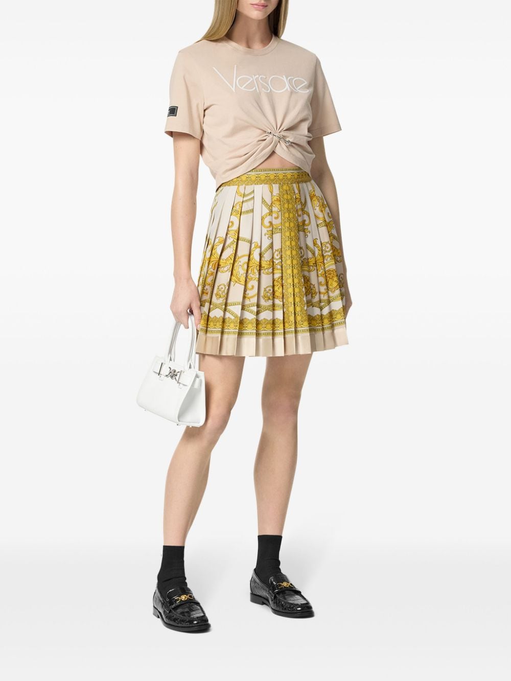 Versace La Coupe des Dieux Pleated Skirt