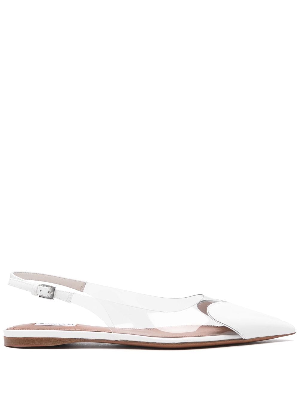 Alaia Le Coeur Slingback Flats