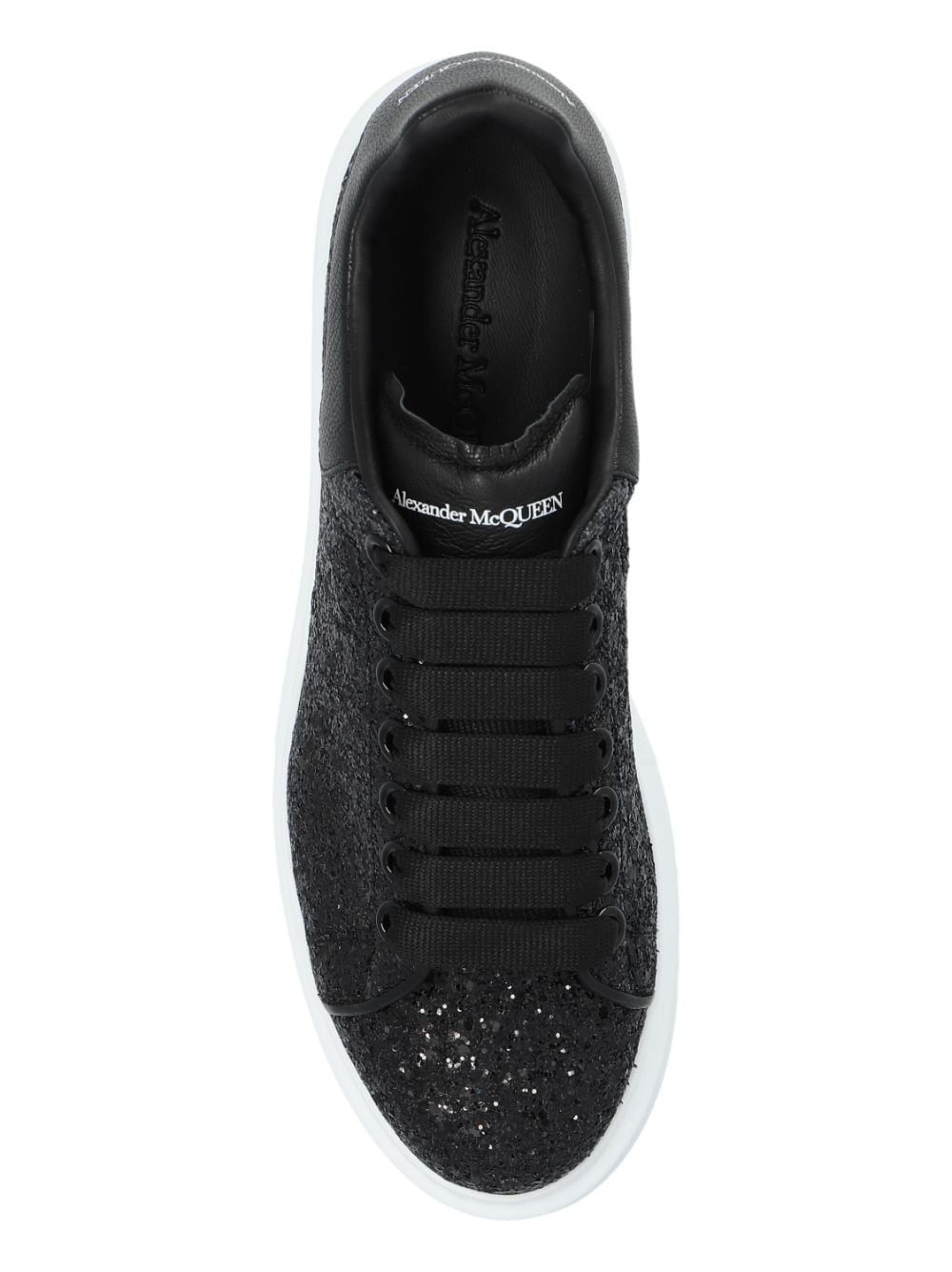 Alexander McQueen Oversized Low-Top Sneakers With Glitter