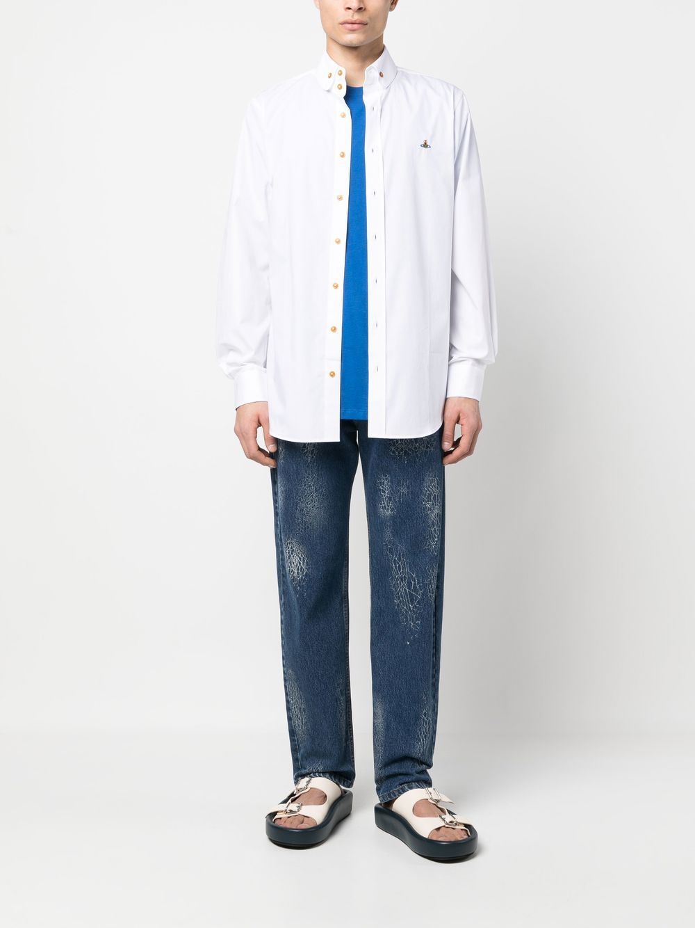 Vivienne Westwood Embroidered Orb Shirt