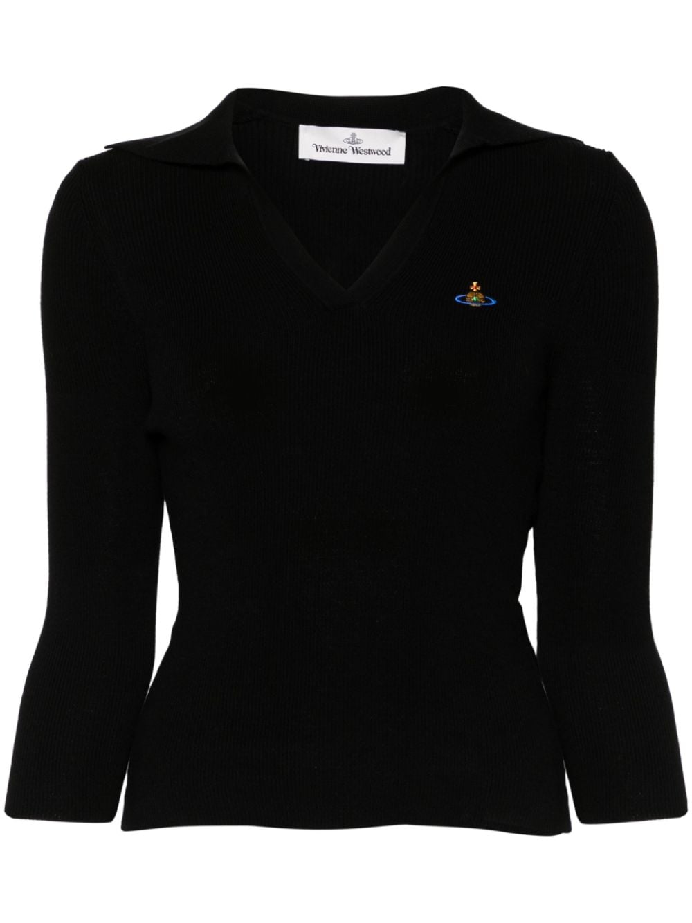 Vivienne Westwood Cotton-Cashmere Polo Sweater