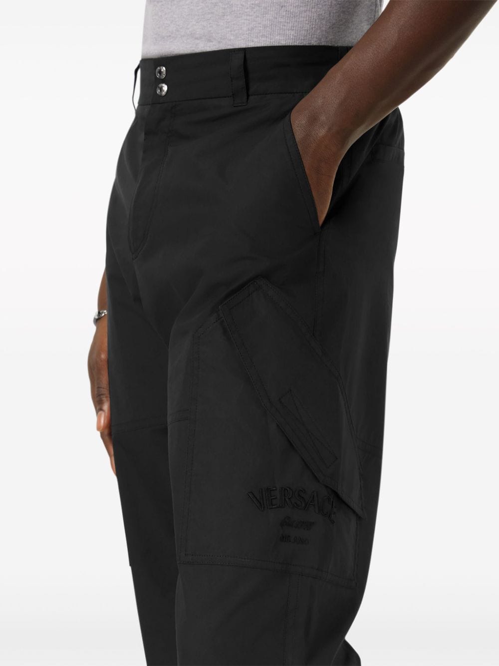 Versace Tailored Trousers Black