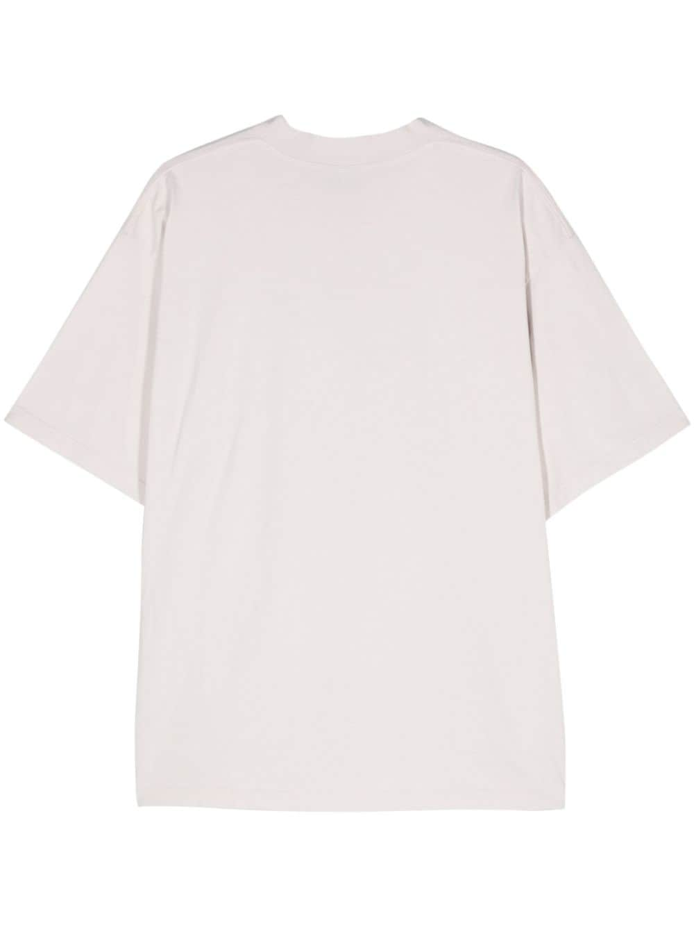 Balenciaga Cotton Logo Print T-Shirt White