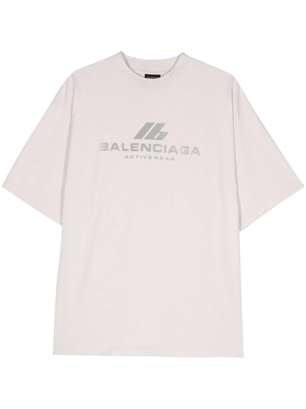 Balenciaga Cotton Logo Print T-Shirt White