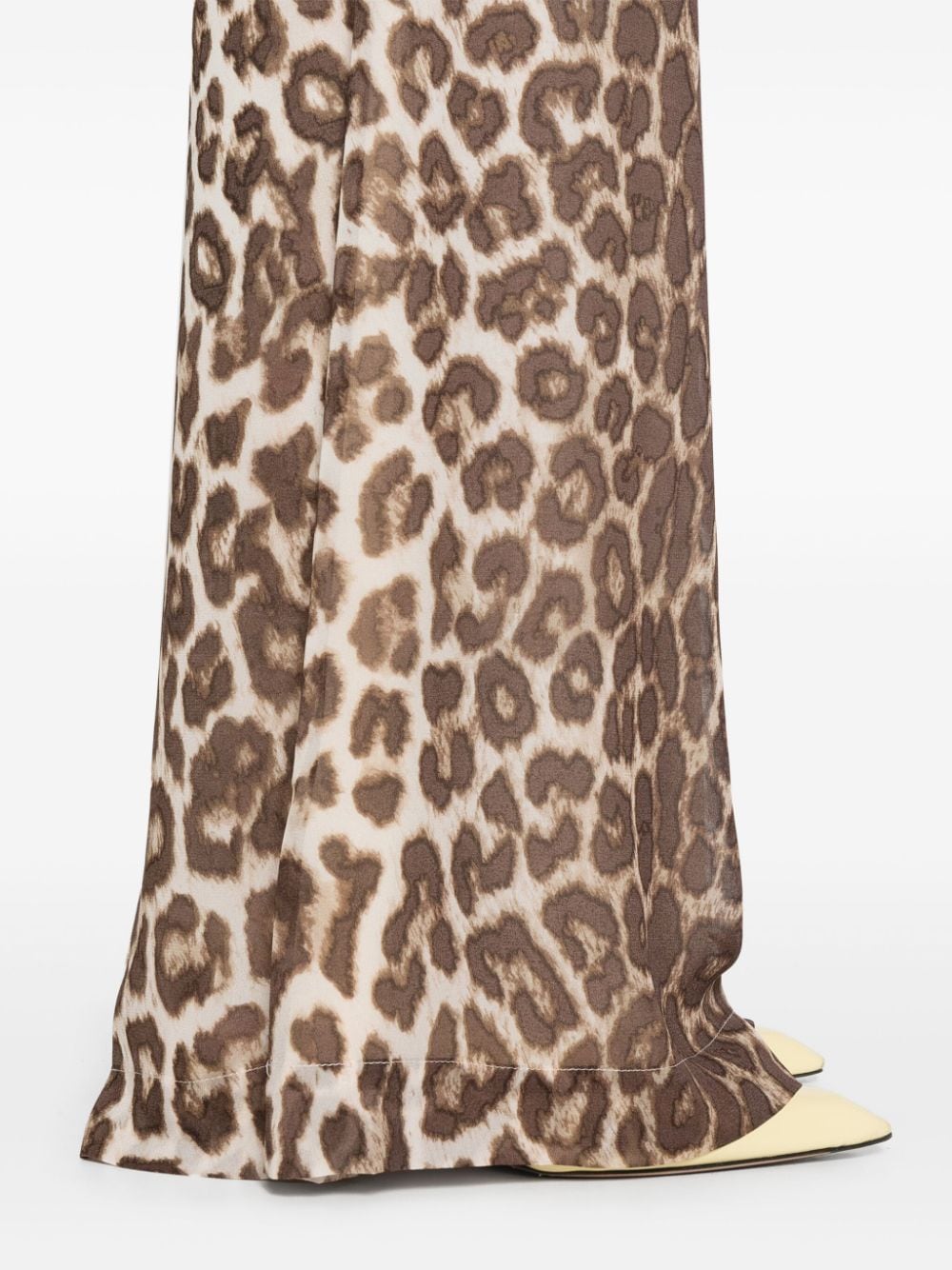 Zimmermann Wide Leg Leopard Pants