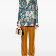 Pierre Louis Mascia Silk Jacket In Beige