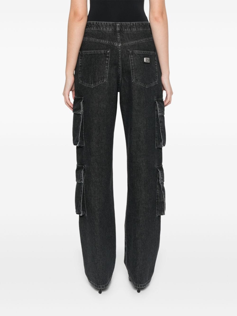 Dolce & Gabbana Cotton Denim Cargo Jeans