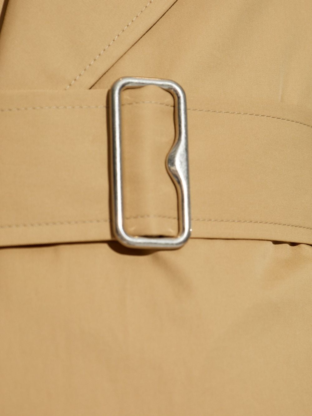 Burberry Cotton Trench Coat With Belt