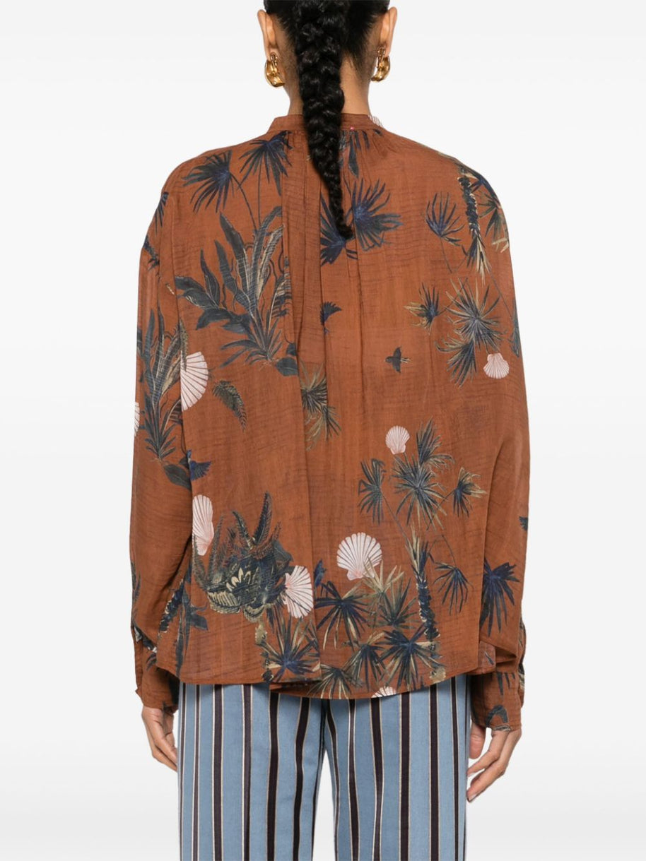 Forte Forte Semi Sheer Silk Blend Shirt
