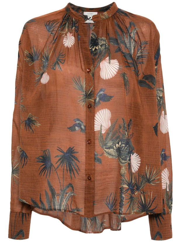 Forte Forte Semi Sheer Silk Blend Shirt