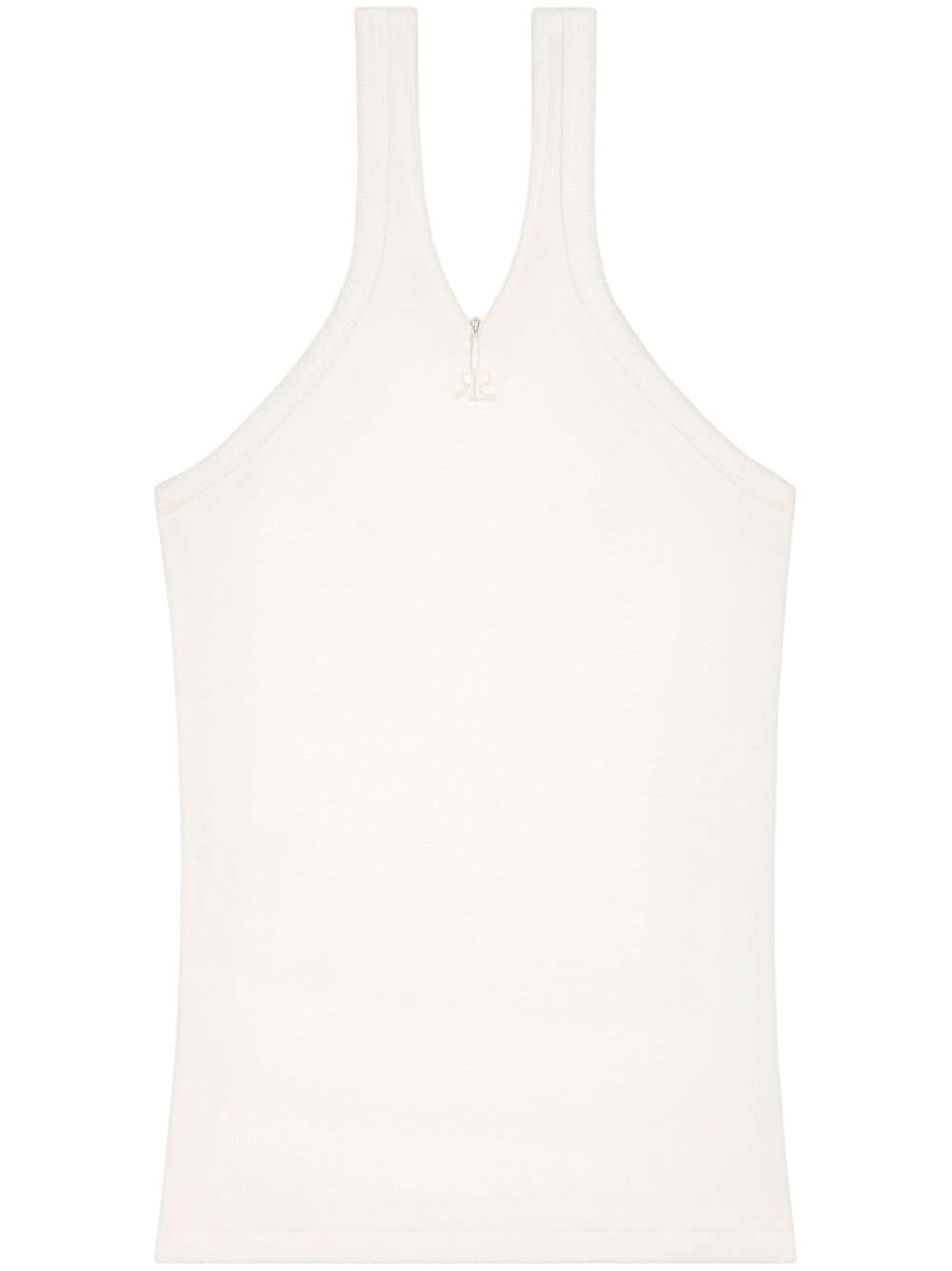 Courreges Zipped Tank Top