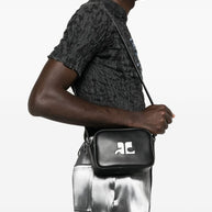 Courreges Re-Edition Leather Shoulder Bag