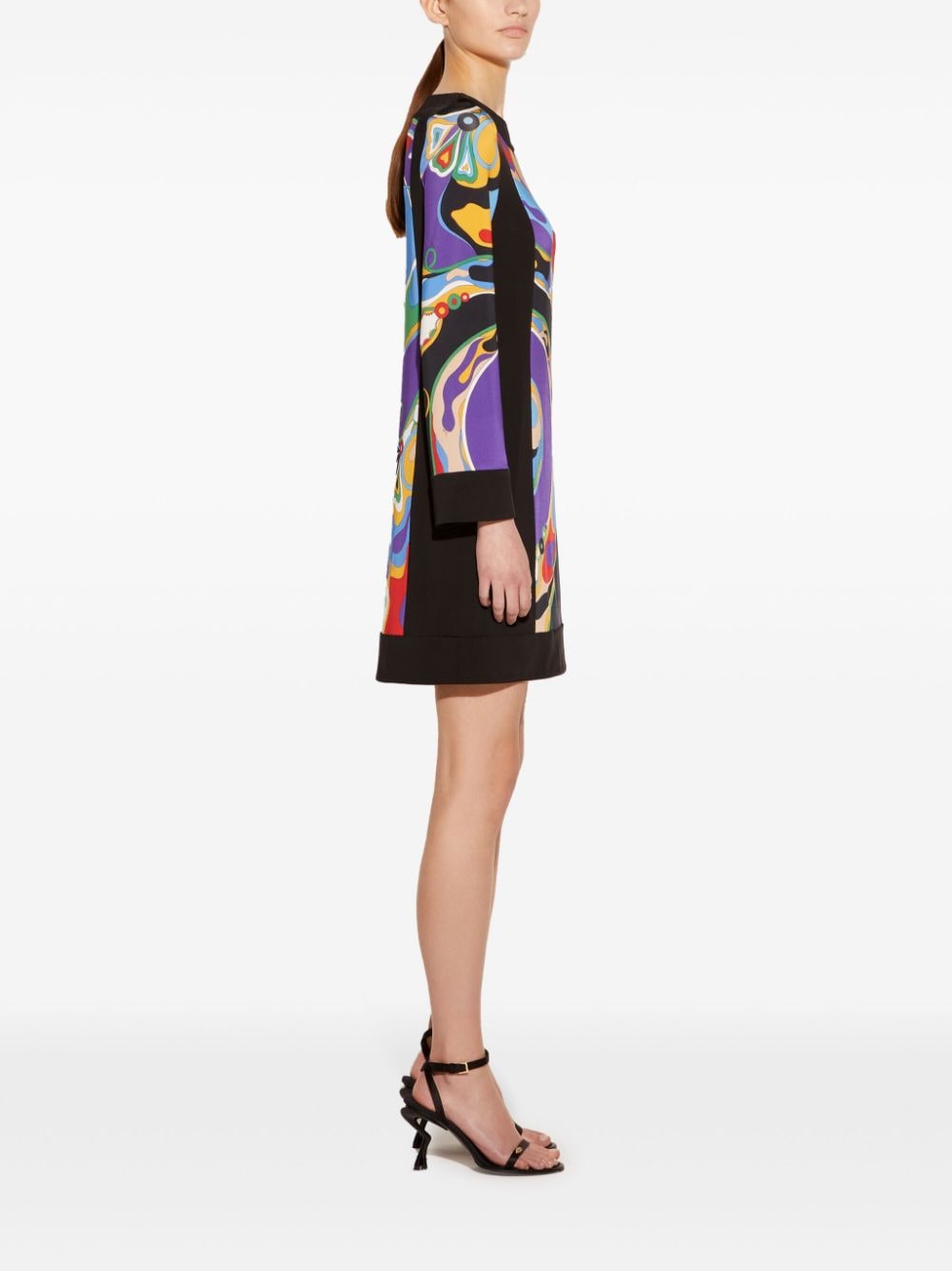 Pucci Orchidee Print Mini Dress