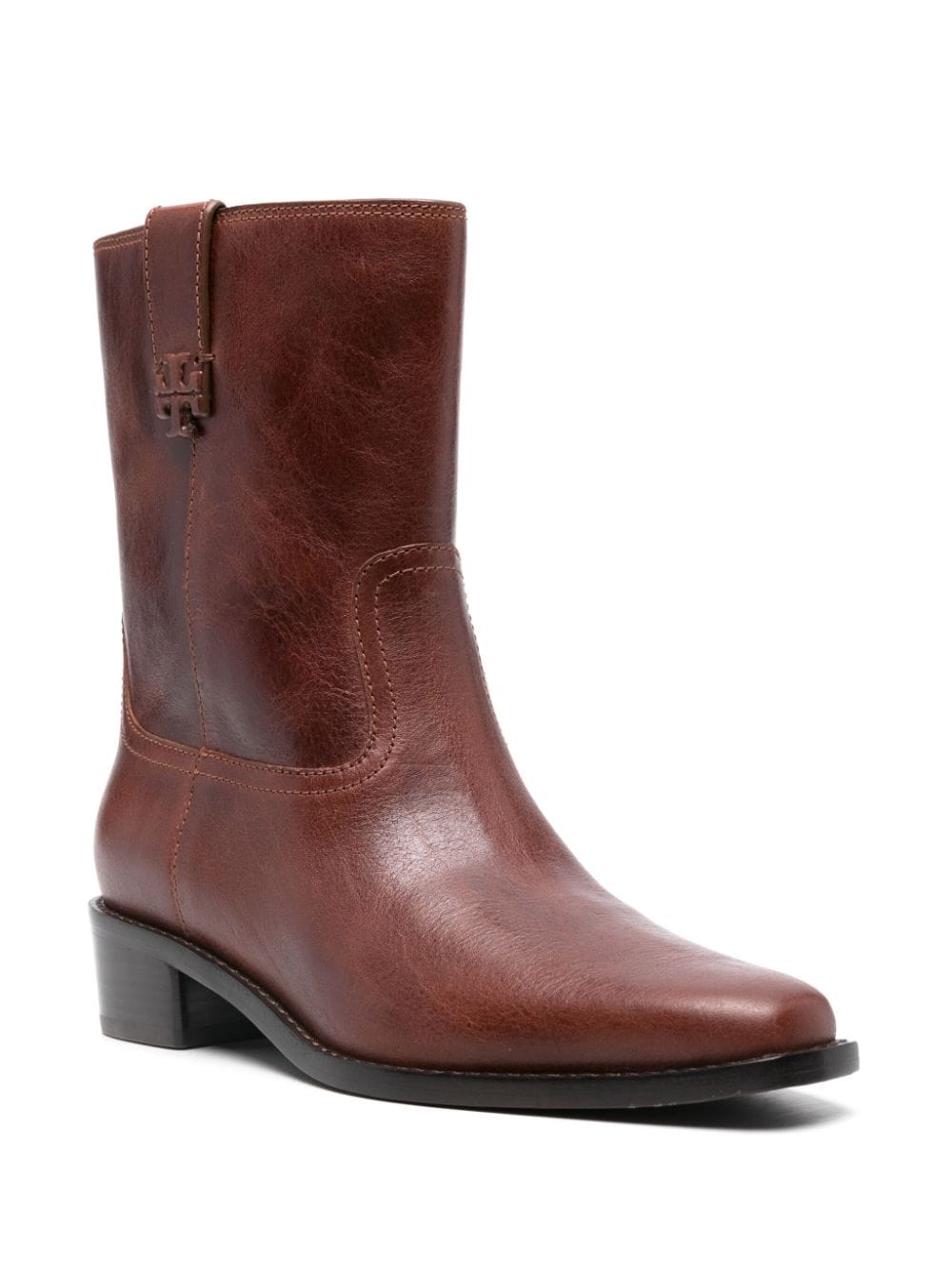 Tory Burch City Western Ankle Boots