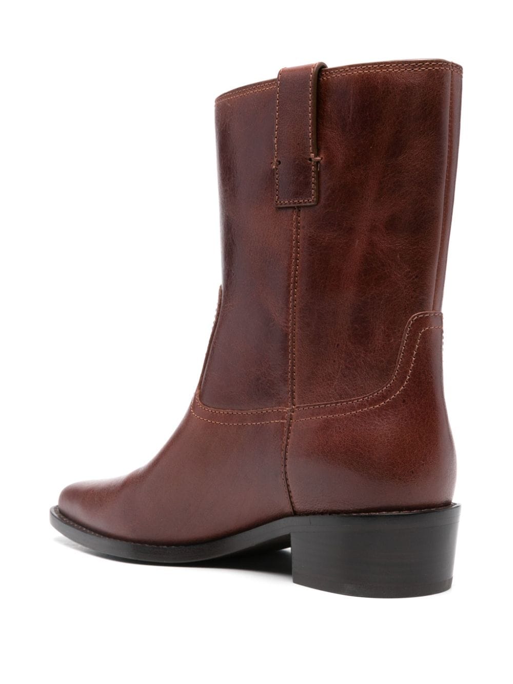 Tory Burch City Western Ankle Boots