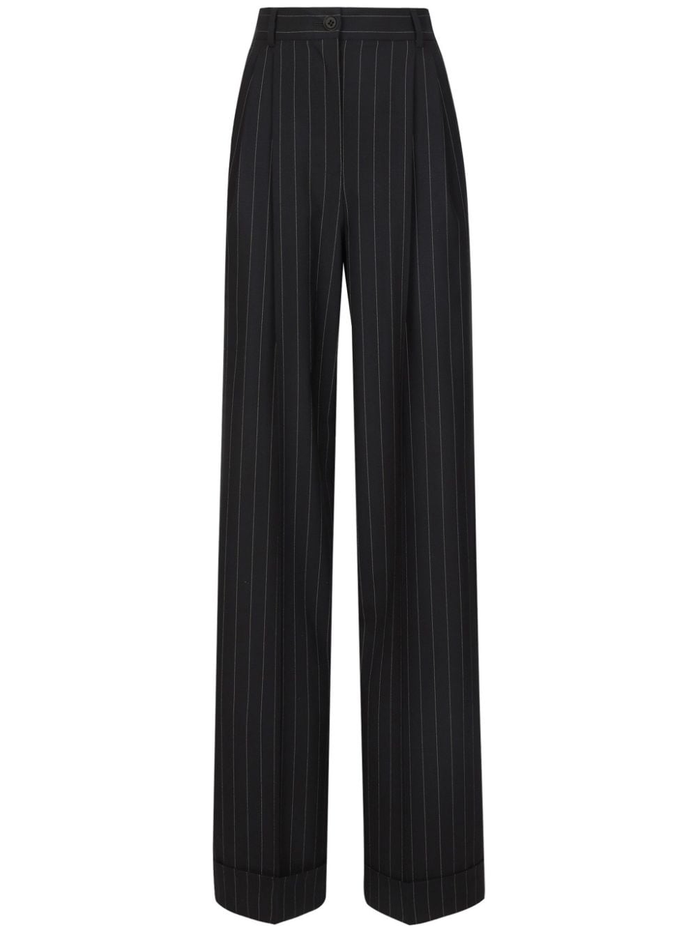 Dolce & Gabbana Wool Blend Pinstripe Pants