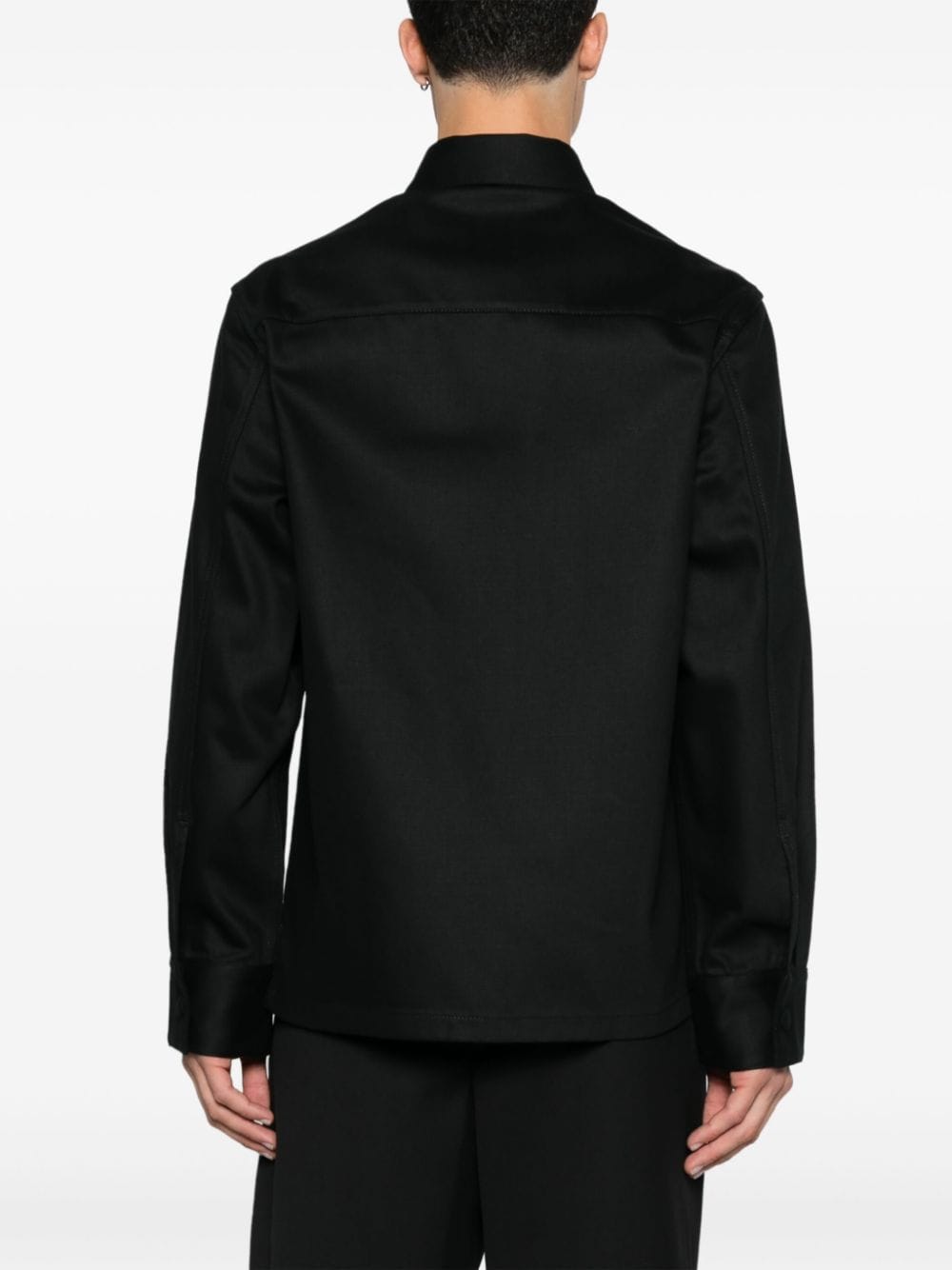 Jil Sander Denim Cotton Shirt Black