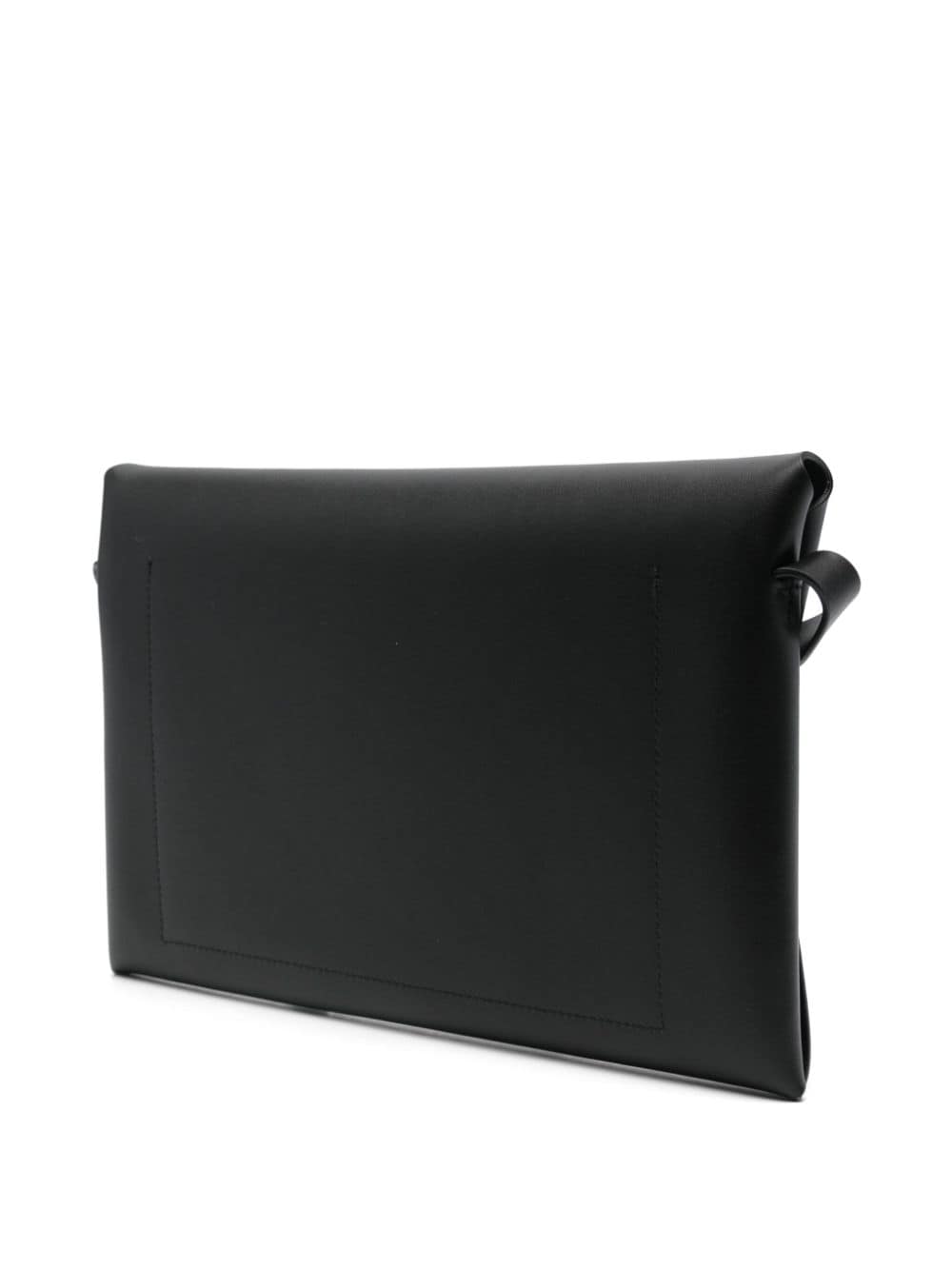 Jil Sander Leather Foldover Top Shoulder Bag