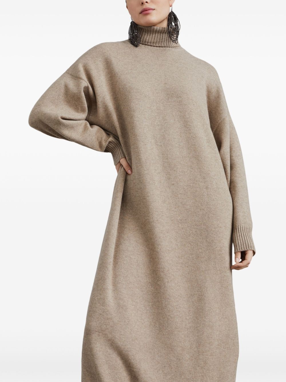 Brunello Cucinelli Cashmere Long Sweater Dress