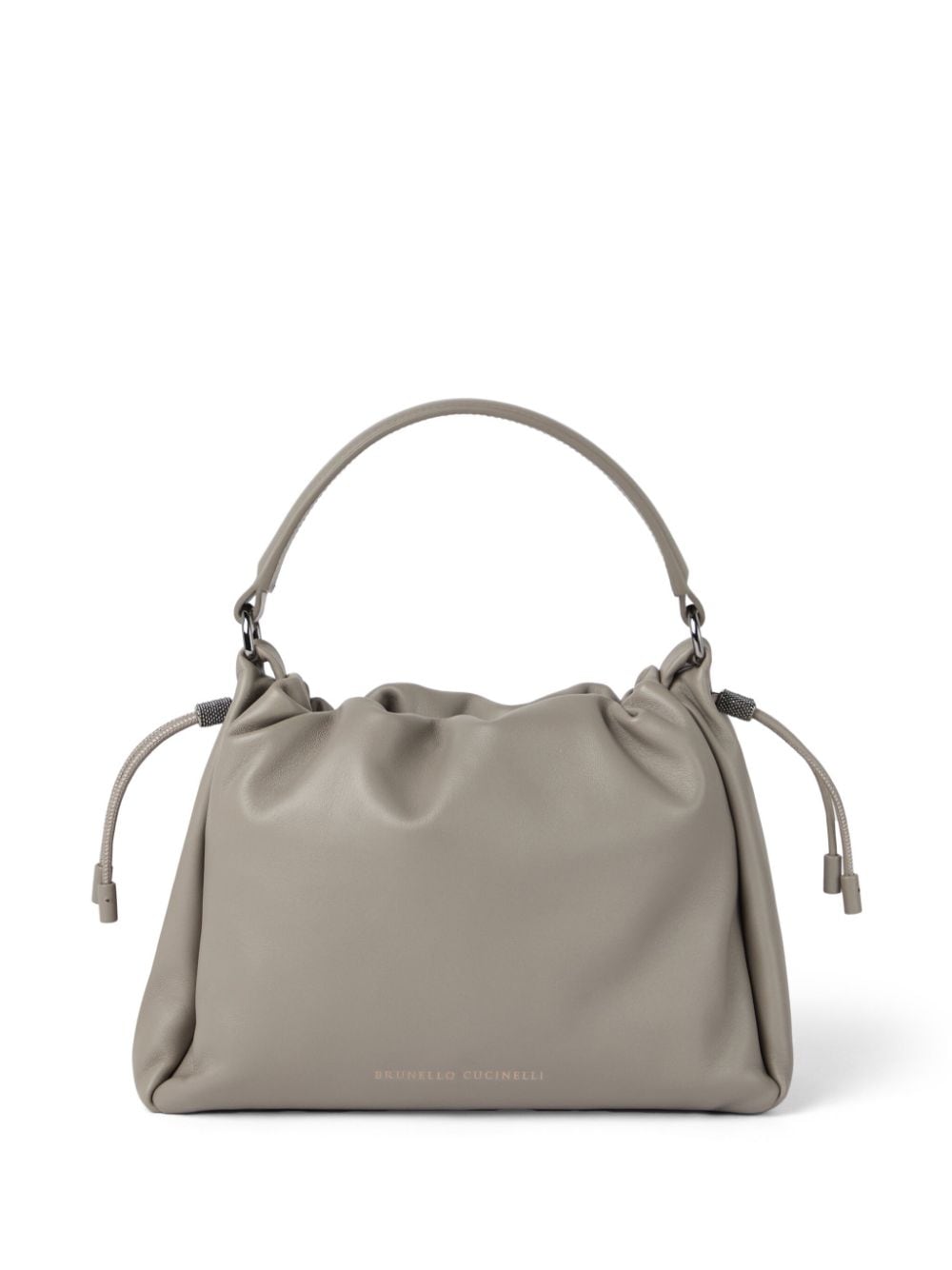 Brunello Cucinelli Small Mellow Leather Bucket Bag