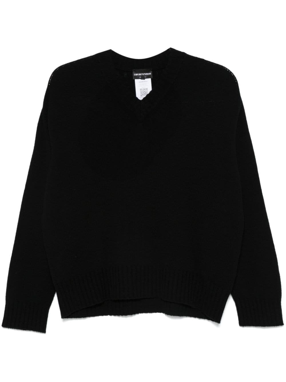 Emporio Armani Wool Blend V-Neck Sweater