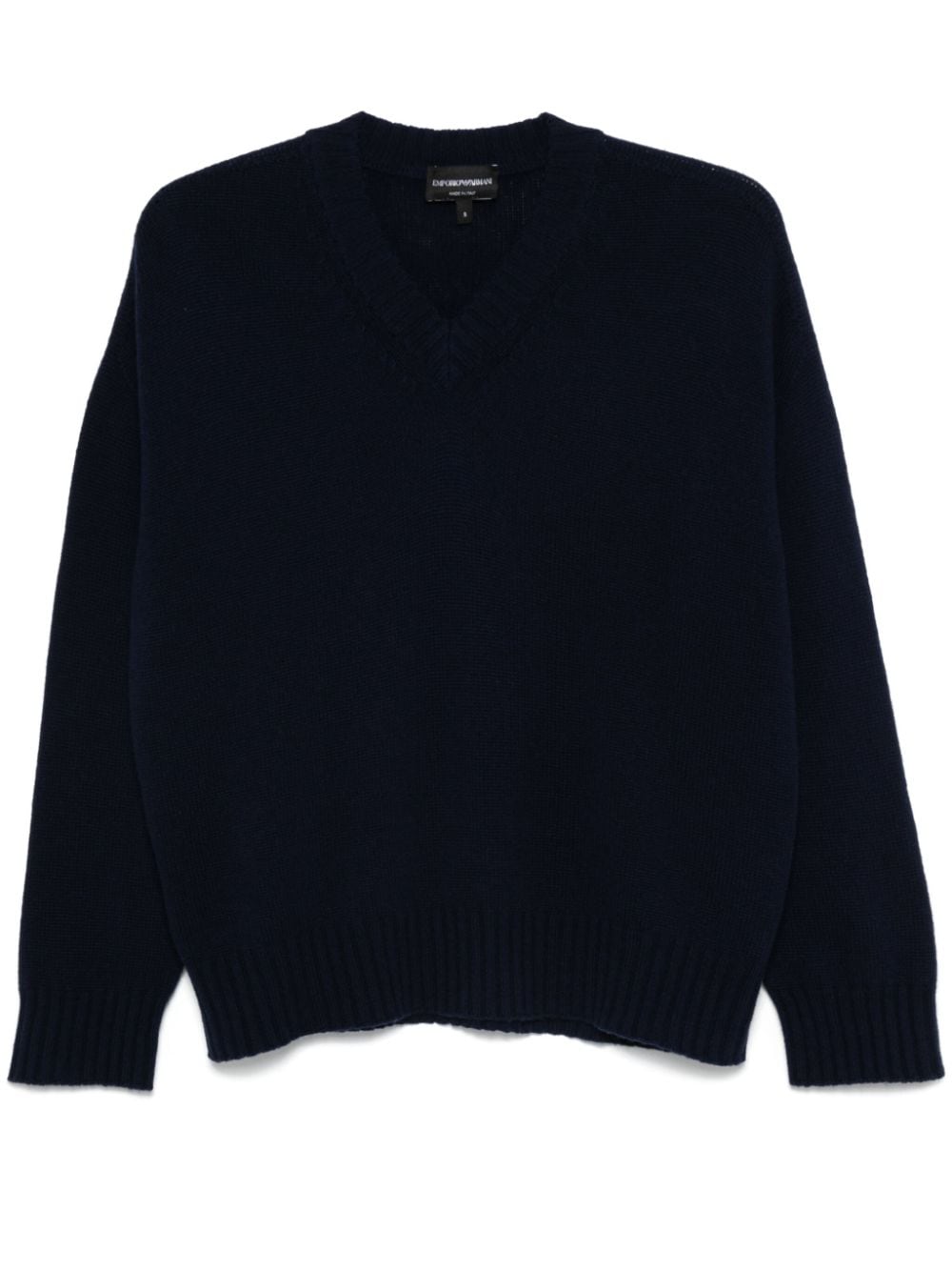 Emporio Armani Wool Blend V-Neck Sweater