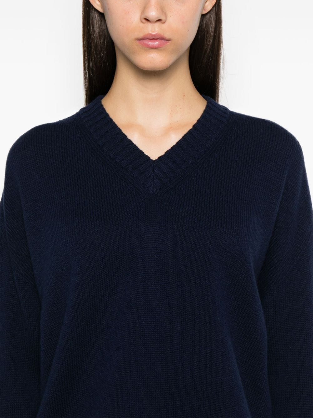 Emporio Armani Wool Blend V-Neck Sweater