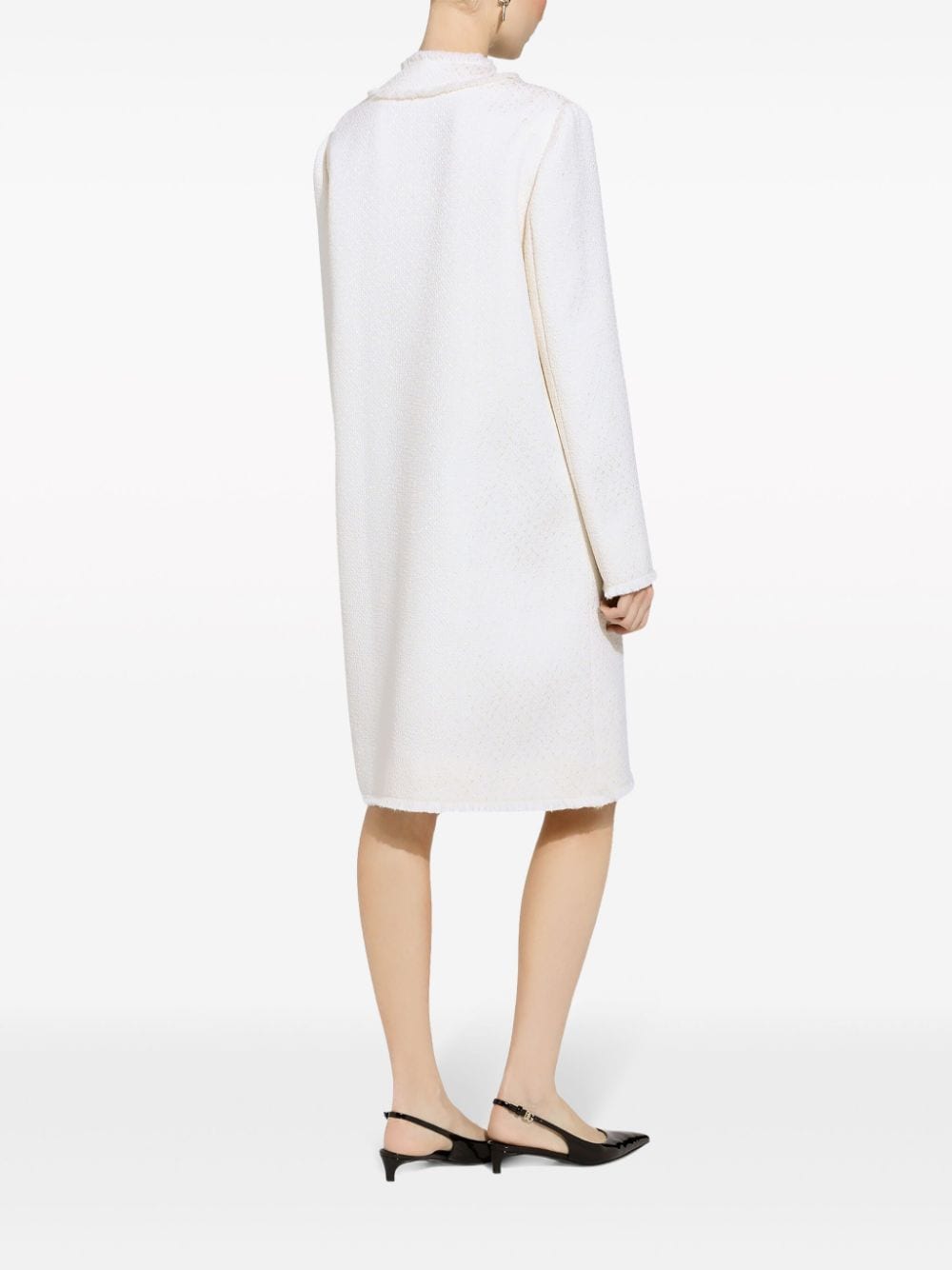 Dolce & Gabbana Long Tweed Coat