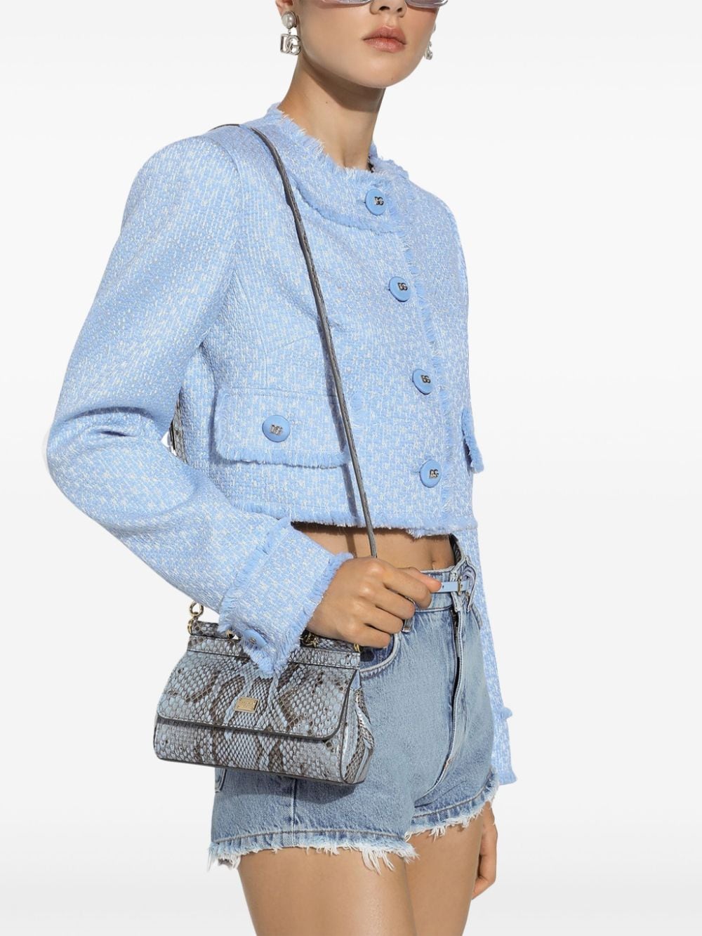 Dolce & Gabbana Short Raschel Tweed Jacket