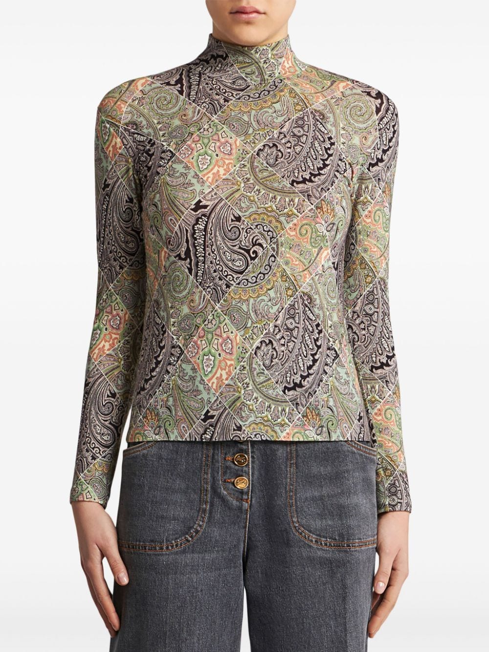 Etro Wool Jersey Top