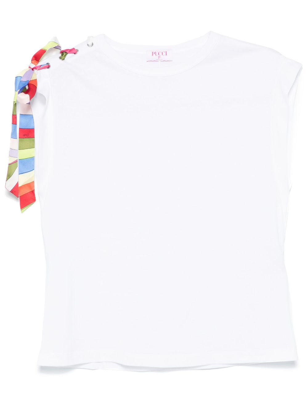 Pucci Tie Detail Cotton Top