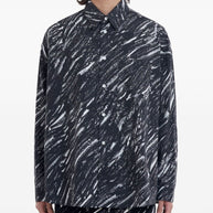 Marni Printed Cotton Shirt - Grey