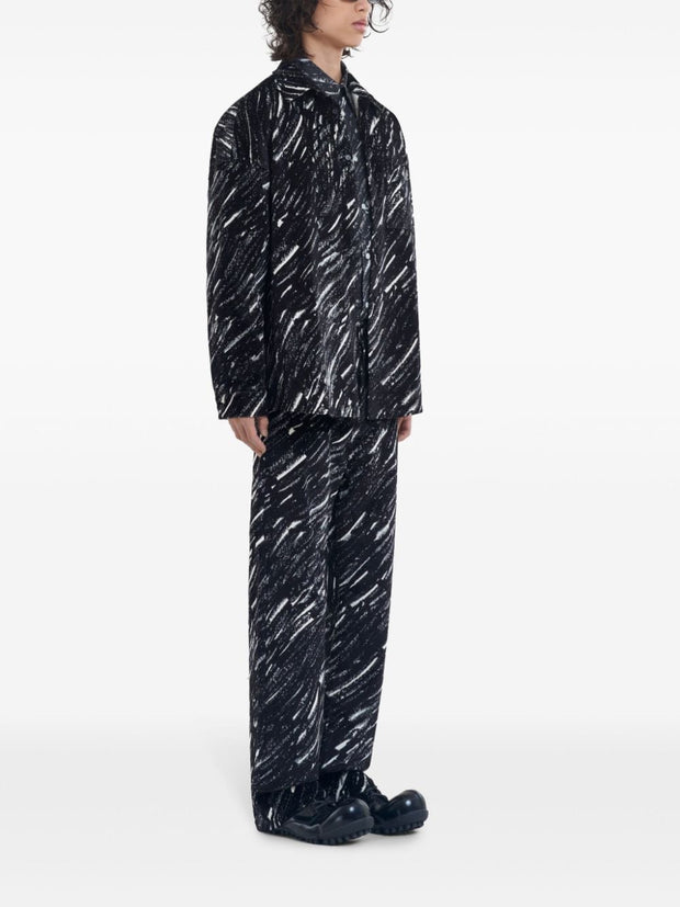 Marni Printed Cotton Shirt - Grey