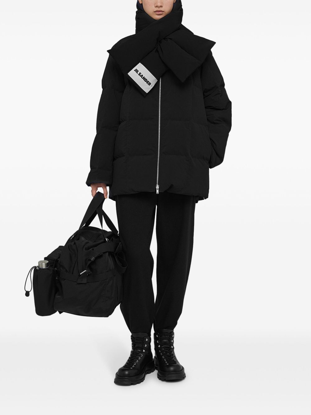 JIL SANDER PLUS Quilted Jacket With Hood