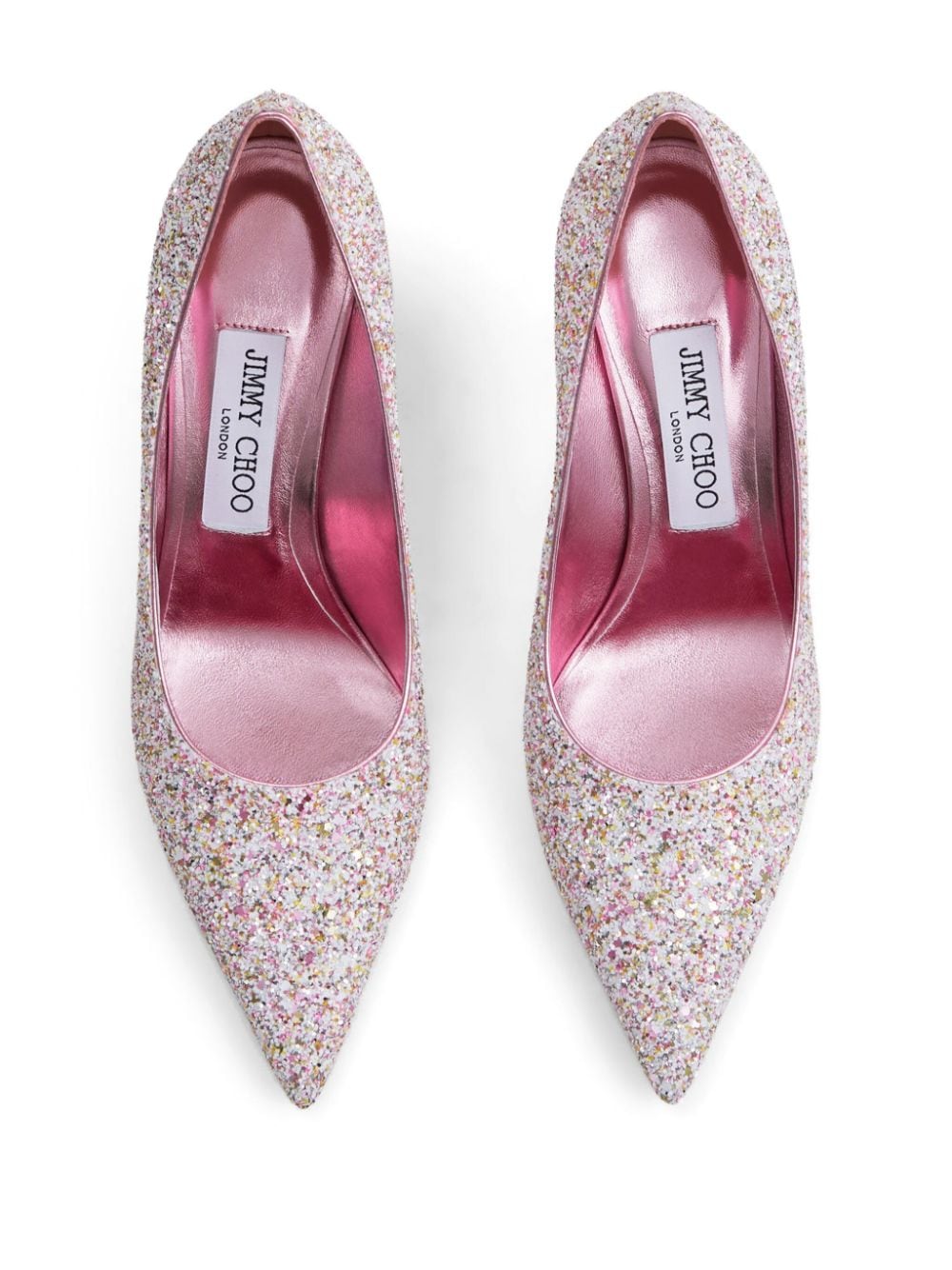 Jimmy Choo Love 85 Glitter Pumps