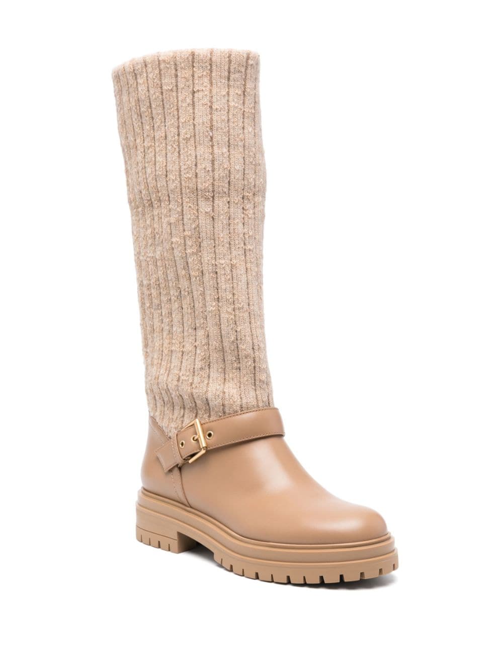 Gianvito Rossi Thurso Boots Beige