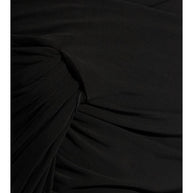 JACQUEMUS Asymmetric Draped Skirt Black
