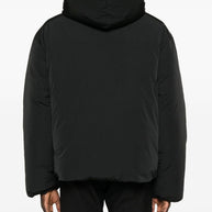 JACQUEMUS Hooded Coats Black