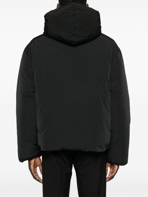 JACQUEMUS Hooded Coats Black