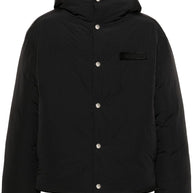 JACQUEMUS Hooded Coats Black