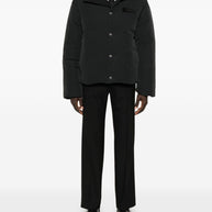 JACQUEMUS Hooded Coats Black