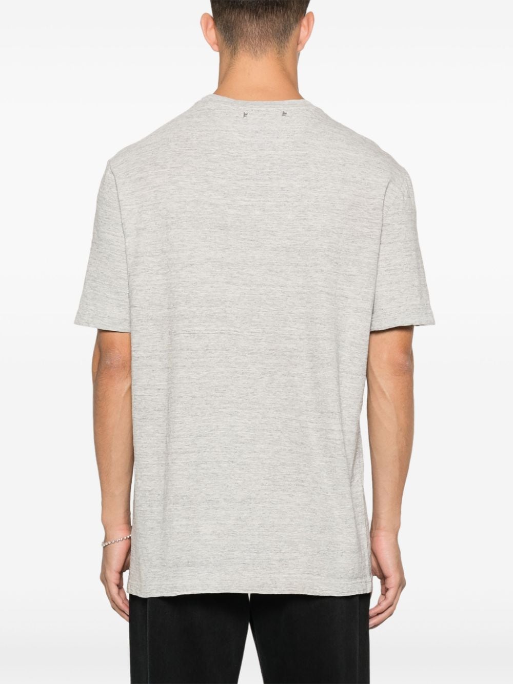 Golden Goose Graphic Print T-Shirt Grey