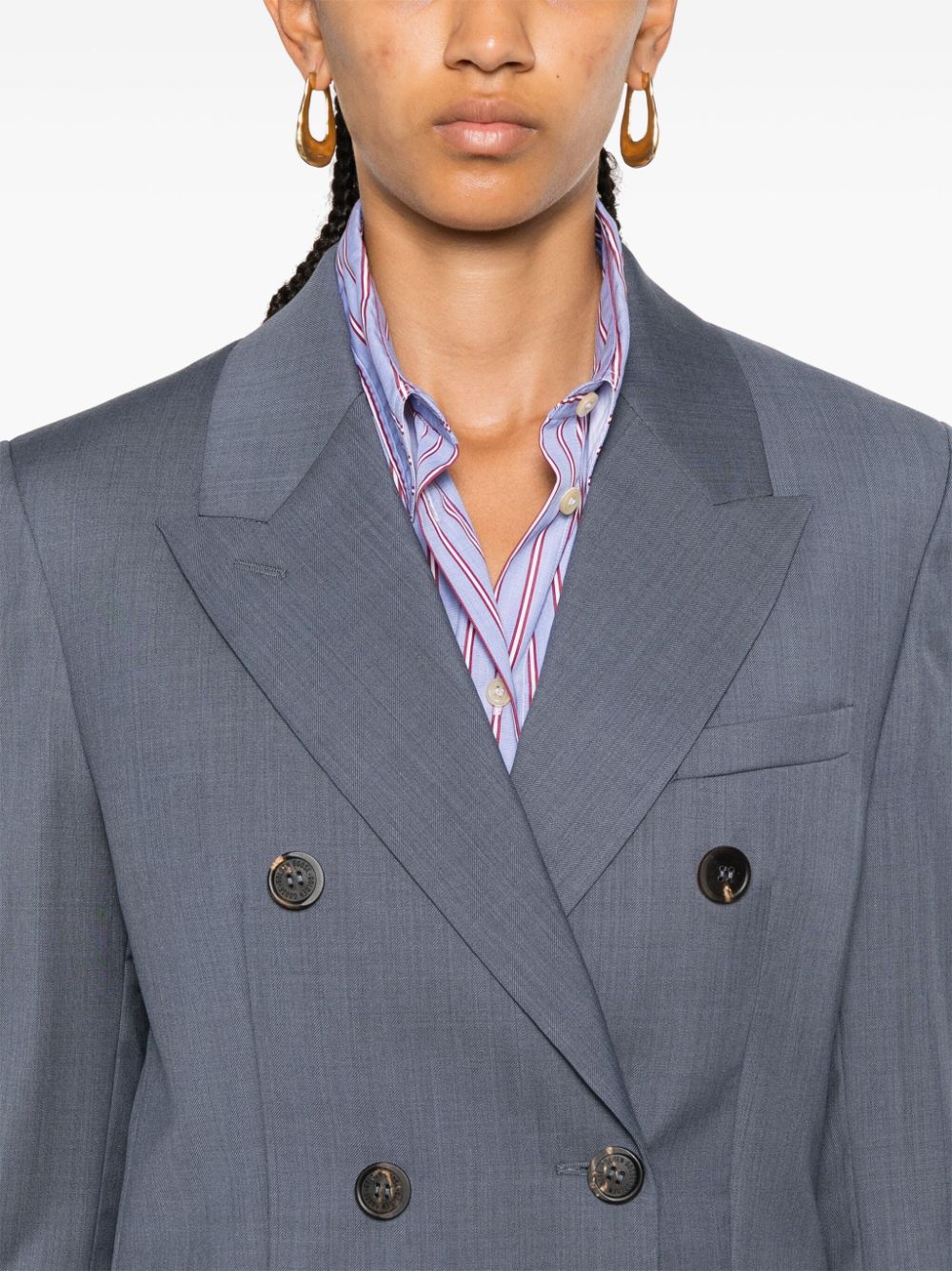 Golden Goose Double Breasted Wool Blazer