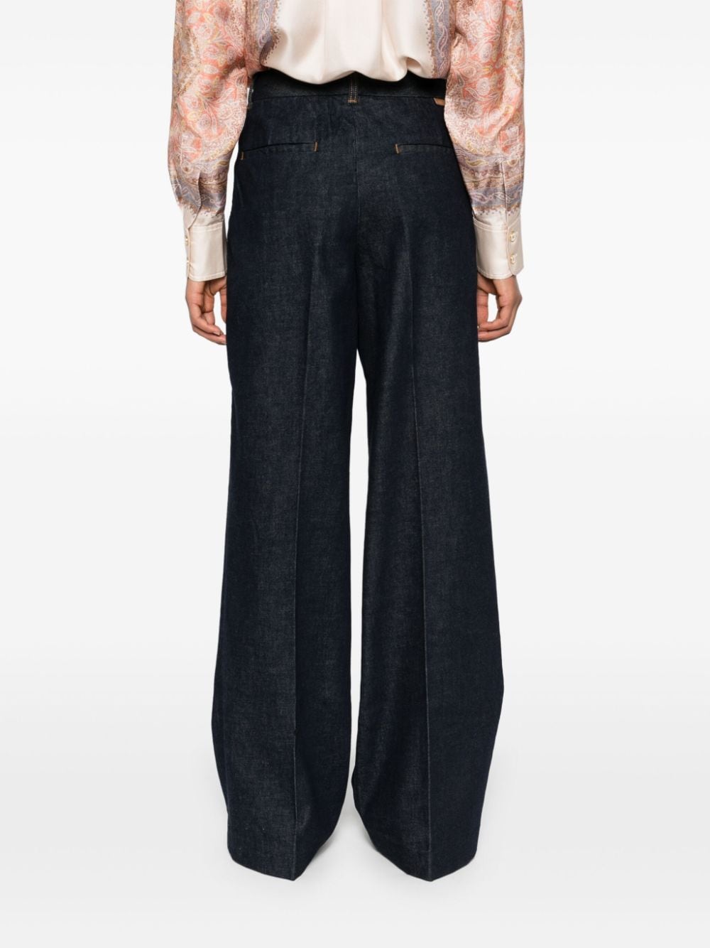 Zimmermann Illustration Jeans Blue