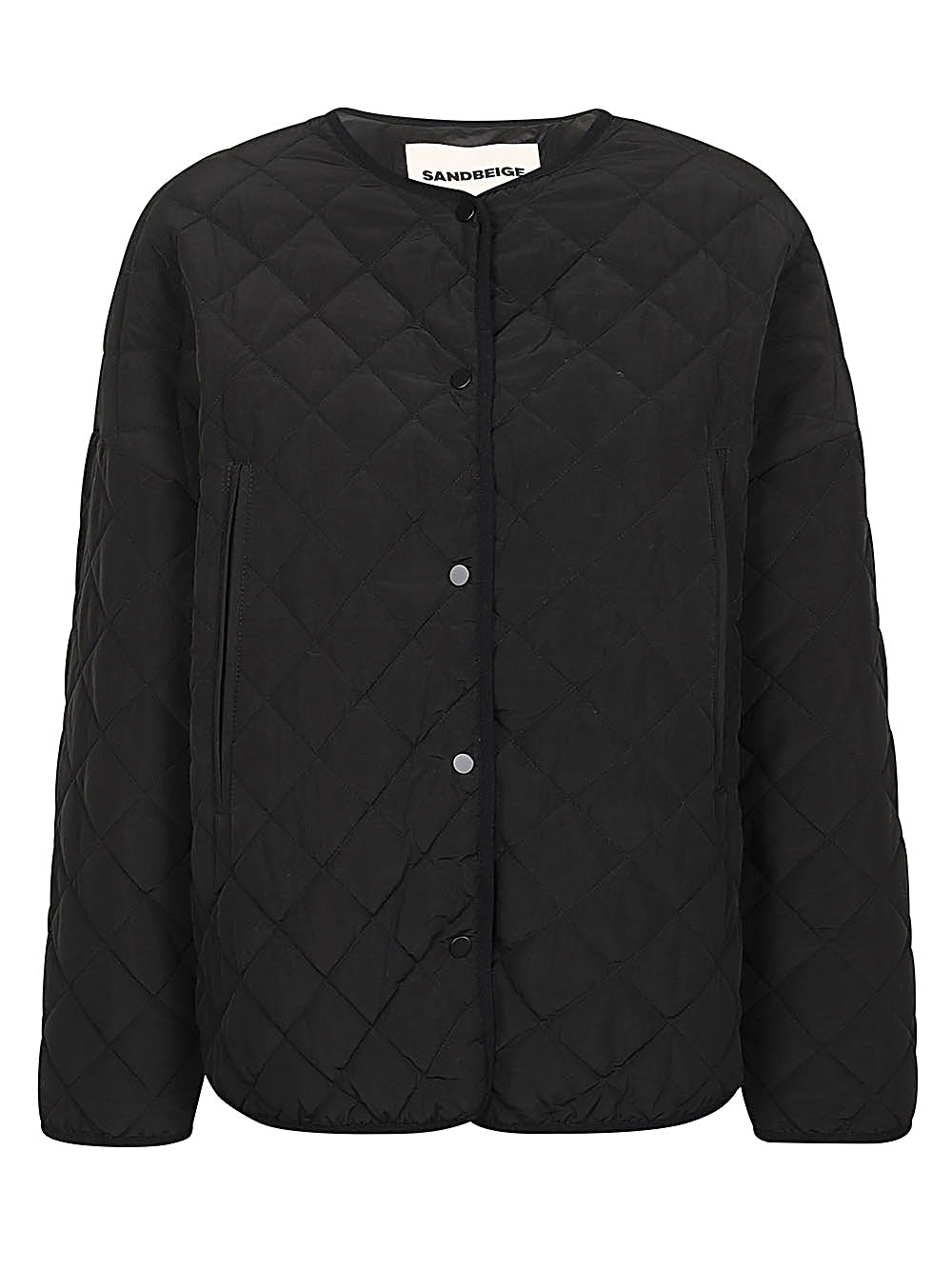 SANDBEIGE Quilted Jacket In Black