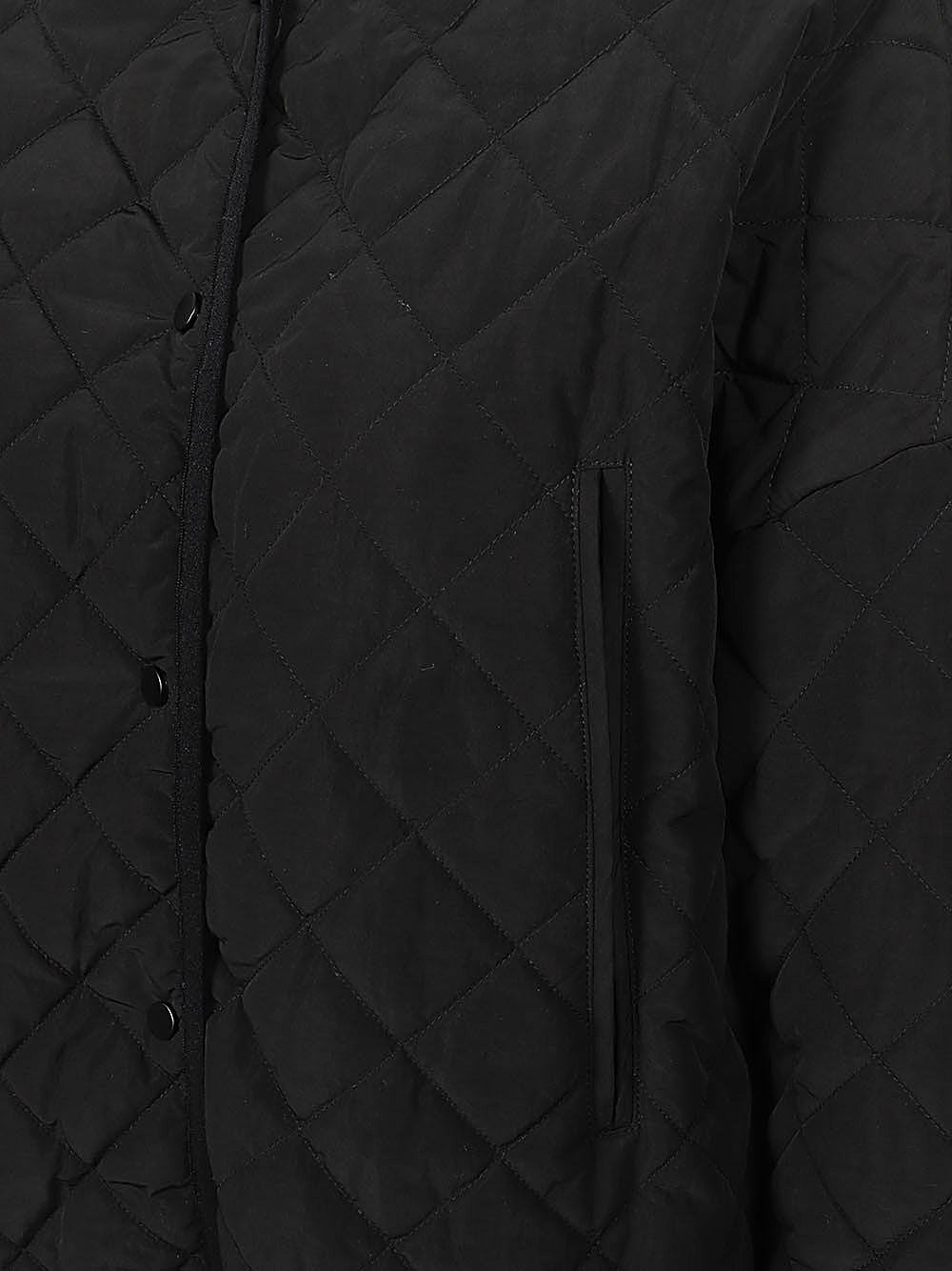 SANDBEIGE Quilted Jacket In Black