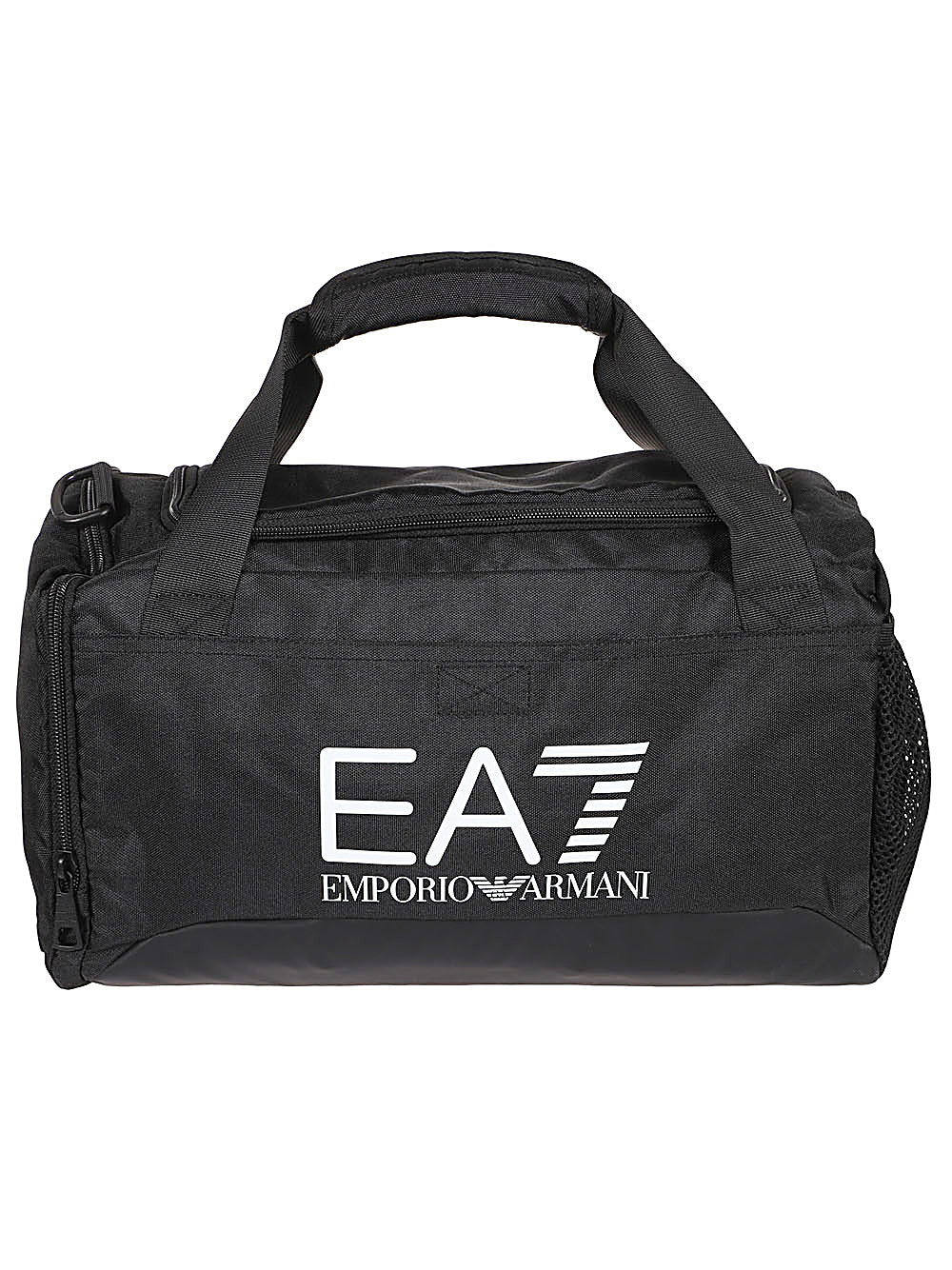 EA7 Small Duffel Bag Black With Shoulder Strap